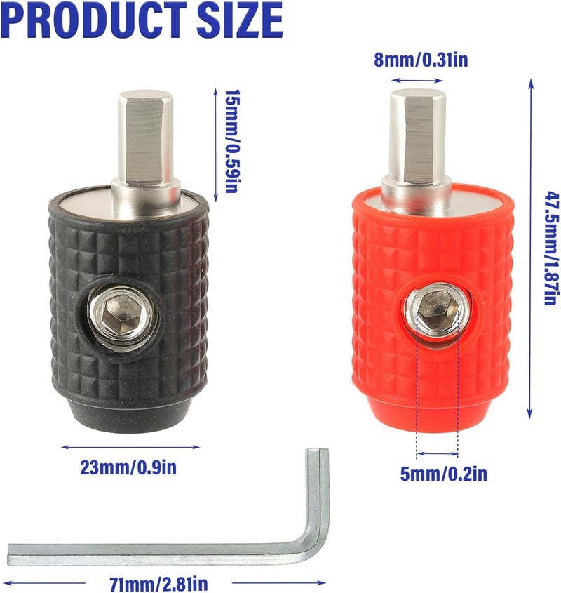 BOJACK Amp Input Reducer 1/0 Gauge to 4 Gauge Reducer Car Stereo Power/Ground GA adapters with Red/Black Silicon Covers and Hex Tool for Car Audio Systems (Pack of 2) - Image 2